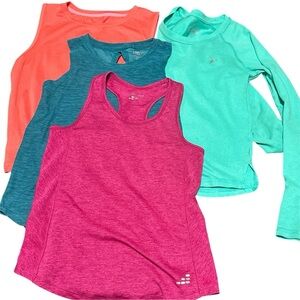 Girls M Activewear Top Set Of 4 *Read Description Old Navy Sport Back To School